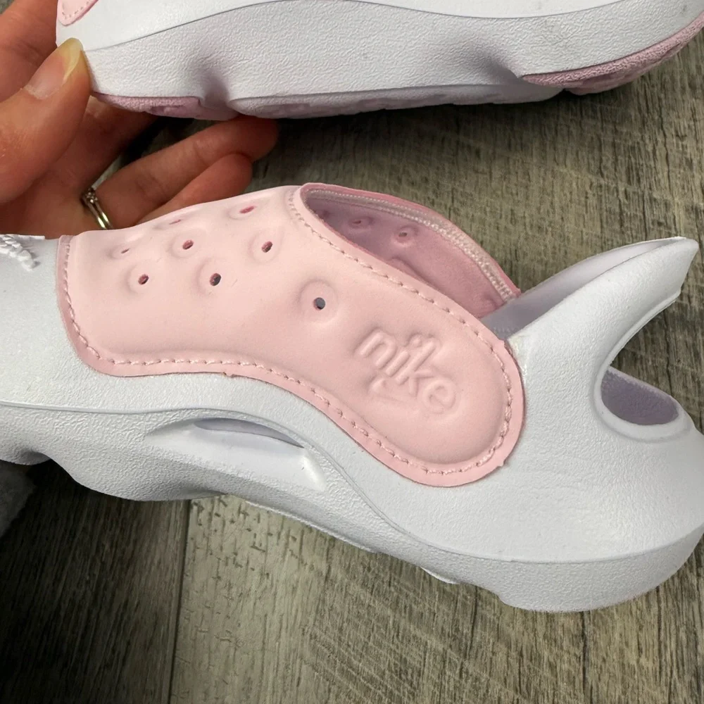 Nike Kids‎ Pink Aqua Swoosh Shoes